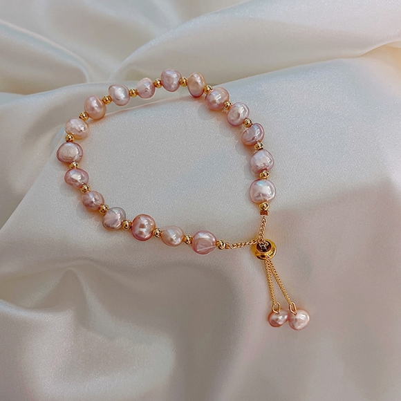 Natural freshwater pearl bracelet - Picture 3 of 4